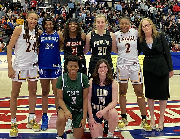 Bishop McNamara's Madison Scott and Paul VI Catholic's Lee Volker were Co-Players of the Year.  Aggie McCormick-Dix (Bishop O'Connell) was the Coach of the Year.