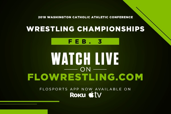 This year's WCAC Wresting Championships will be broadcasted LIVE!