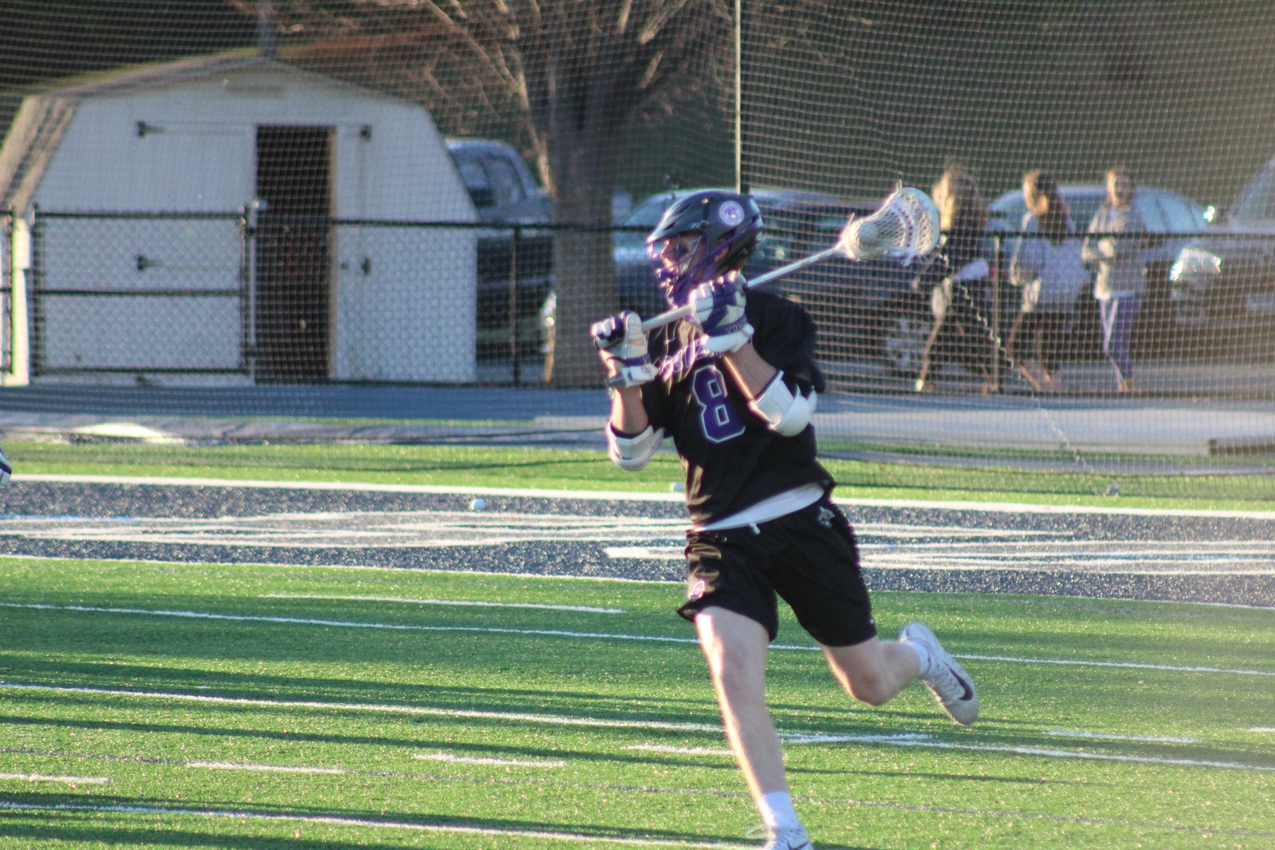 Senior Jack Myers (#8), who is on track to be Gonzaga's All Time Leading Goal Scorer by the end of this month, was very involved in the Eagle offensive attack.