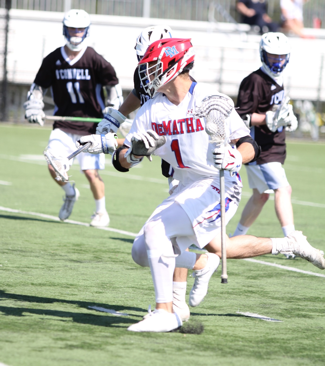 The conference is now 5-6 teams deep and producing talent that will be playing high level Division 1 Lacrosse, like Garrett Leadmon (DeMatha) who will be attending Duke University next year.