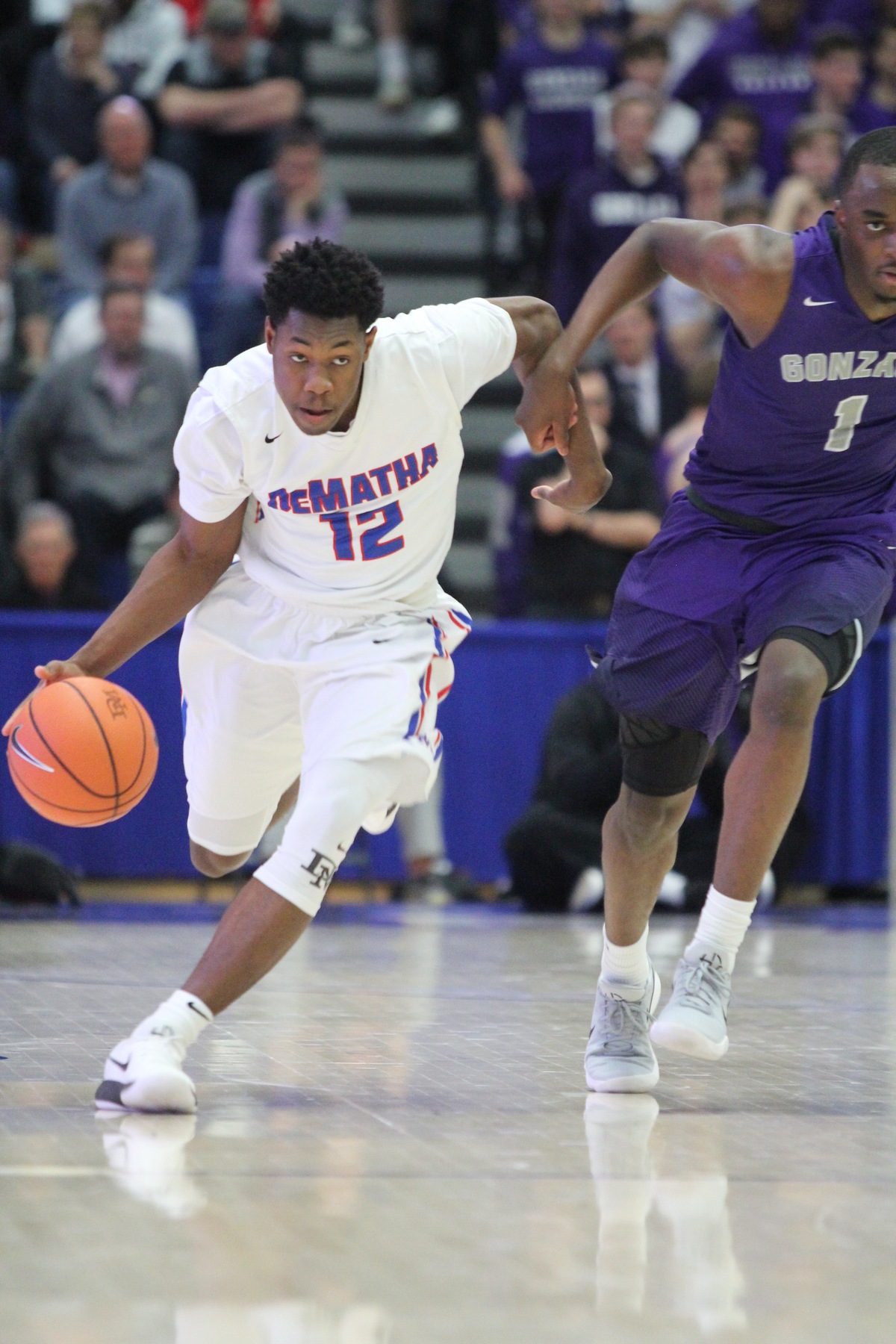 DeMatha Junior Josh Wallace (#12) will be part of a strong group of returning players for the Stags next year.