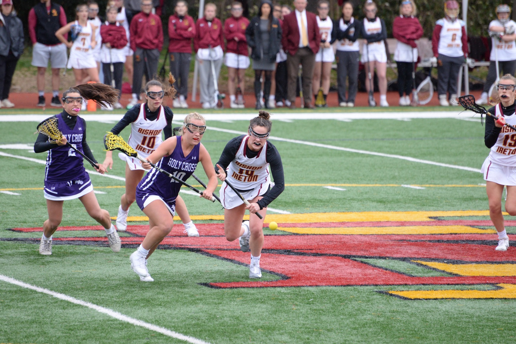 Both Bishop Ireton and Holy Cross advanced with Quarterfinal wins on Tuesday.