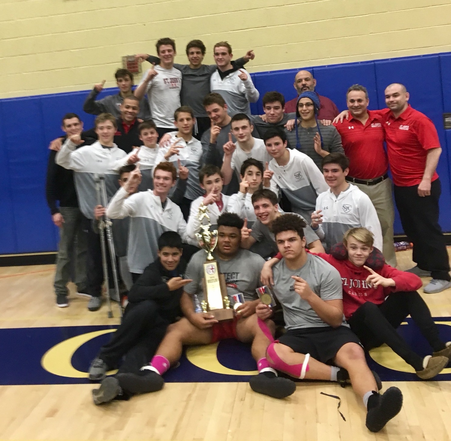 Things get a little chippy at WCAC wrestling meet as St. John’s wins team title
