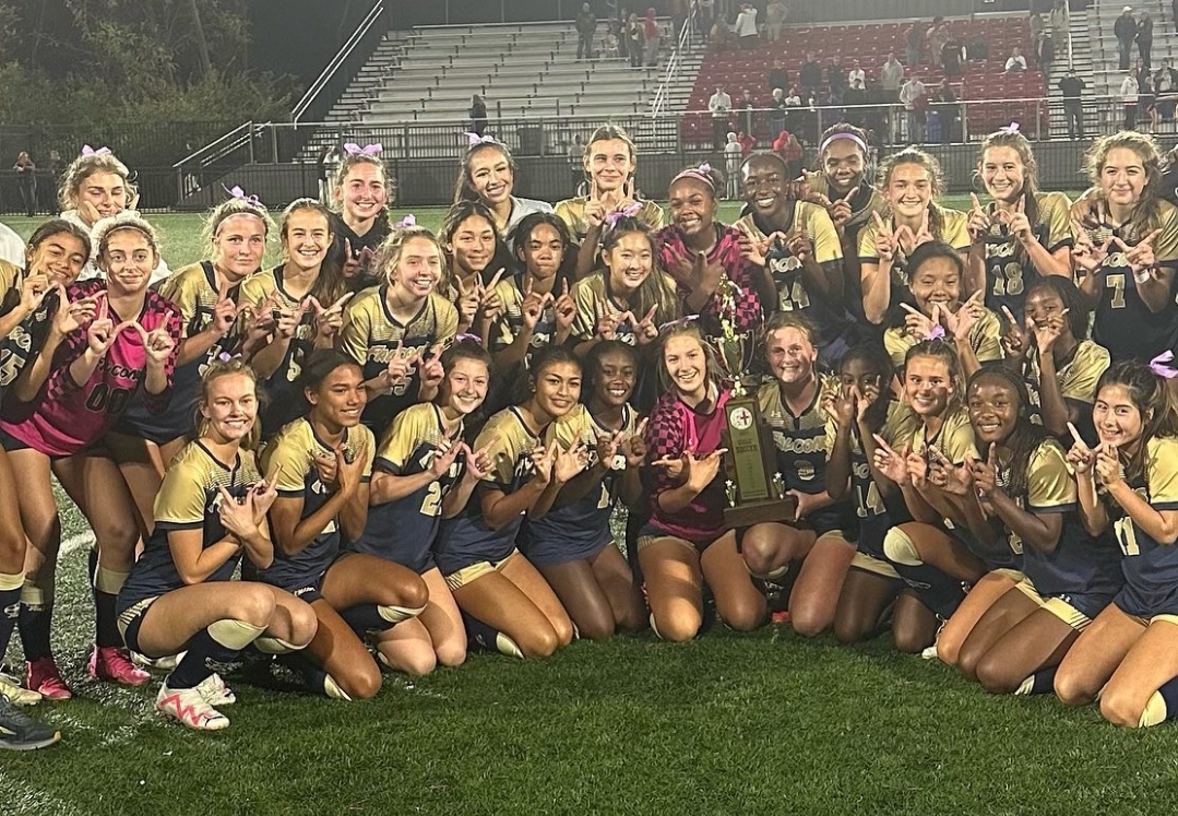 Good Counsel wins the Girls Soccer Championship in Double Overtime