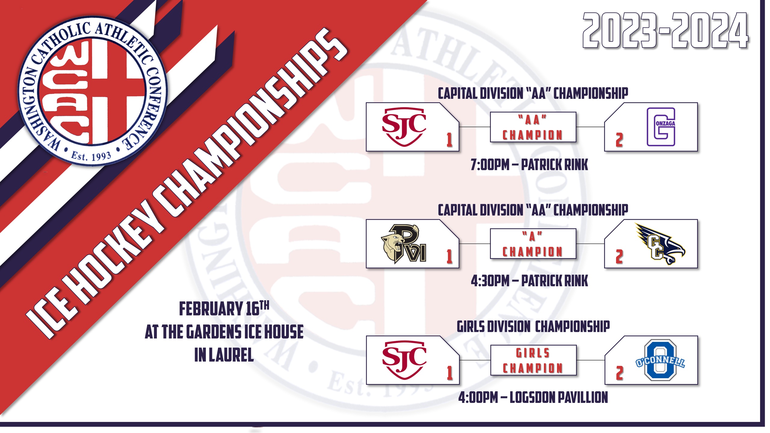 The Ice Hockey Final Matchups are Set - Click here for Tickets