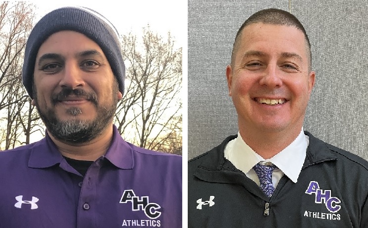 Greg Danto (Left) and Matt Mongelli (Right) join the Holy Cross Athletic Department.