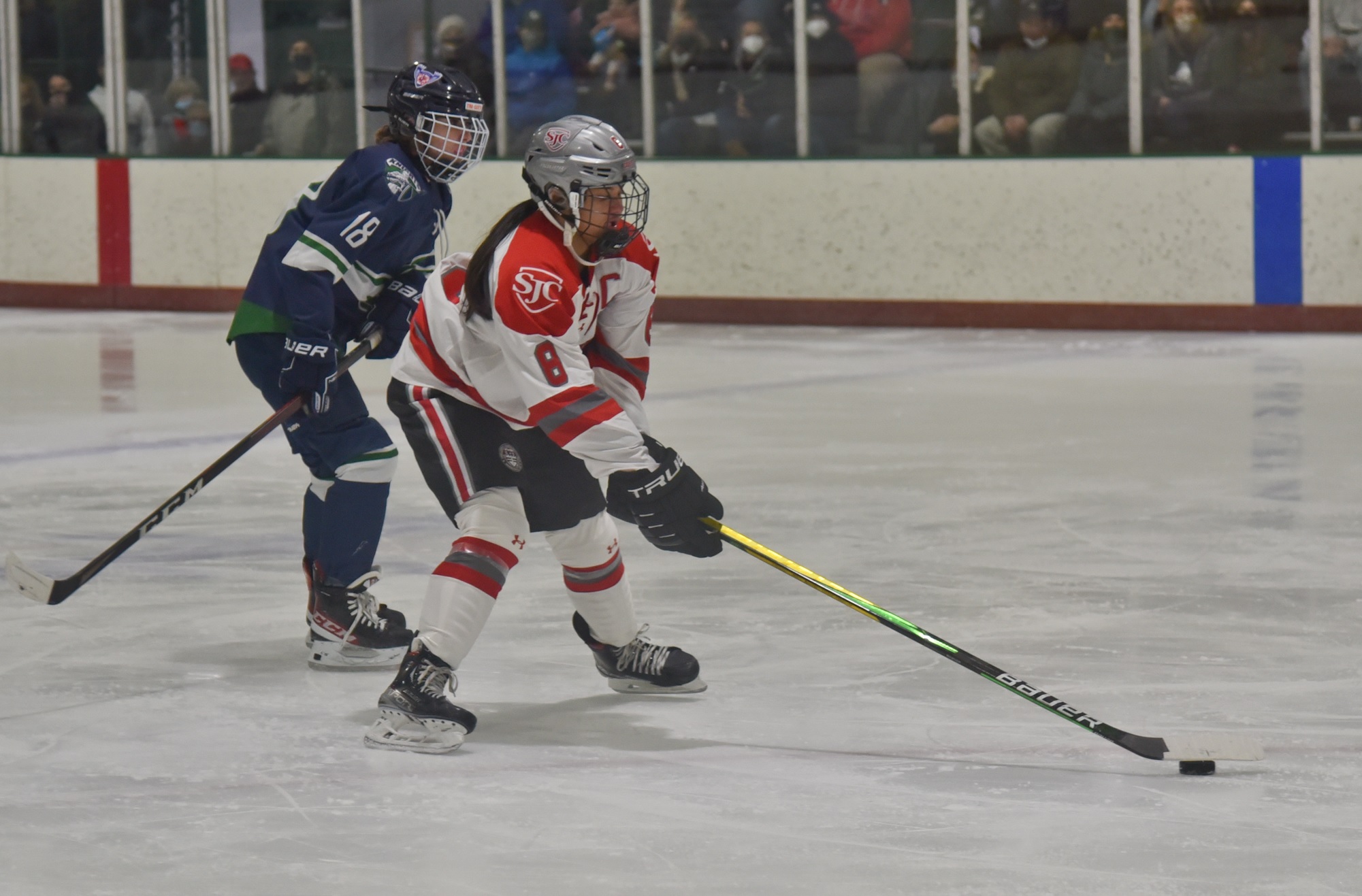 St. John's Senior Jen Albero is the Girls Ice Hockey Player of the Year. (PHOTO BY MATT SEAL)