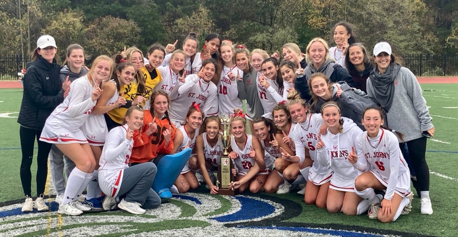 St. John's, with red-marker motivation, captures WCAC field hockey titiel