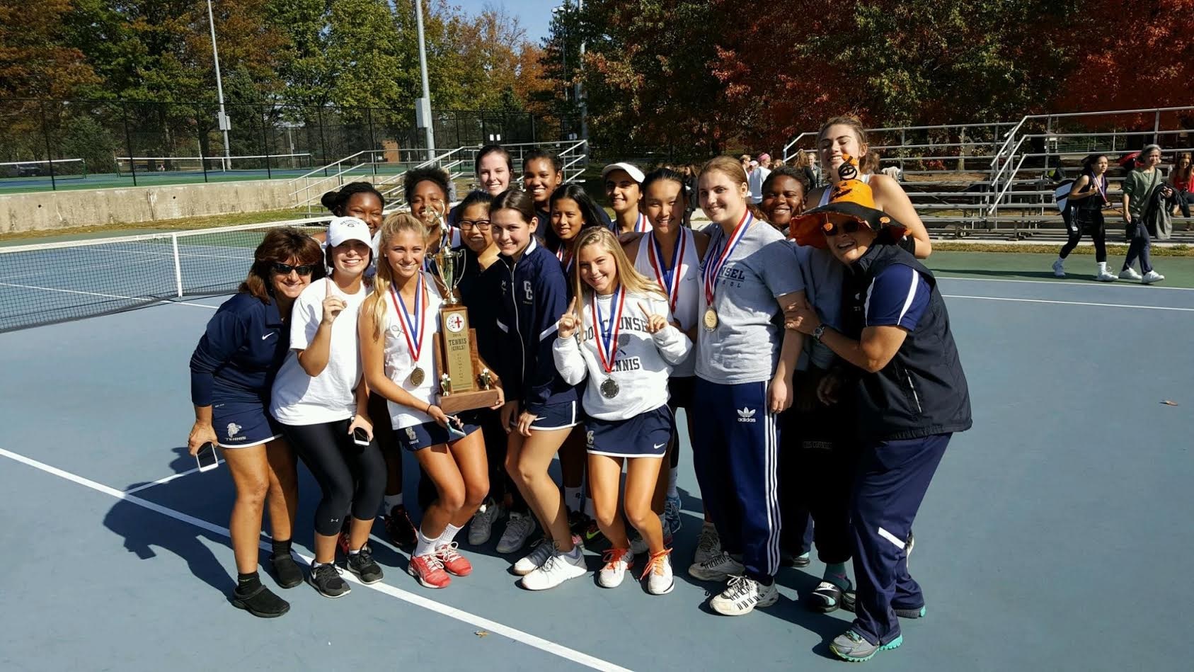Good Counsel looks to defend their 2016 Girl's Tennis Title this weekend.